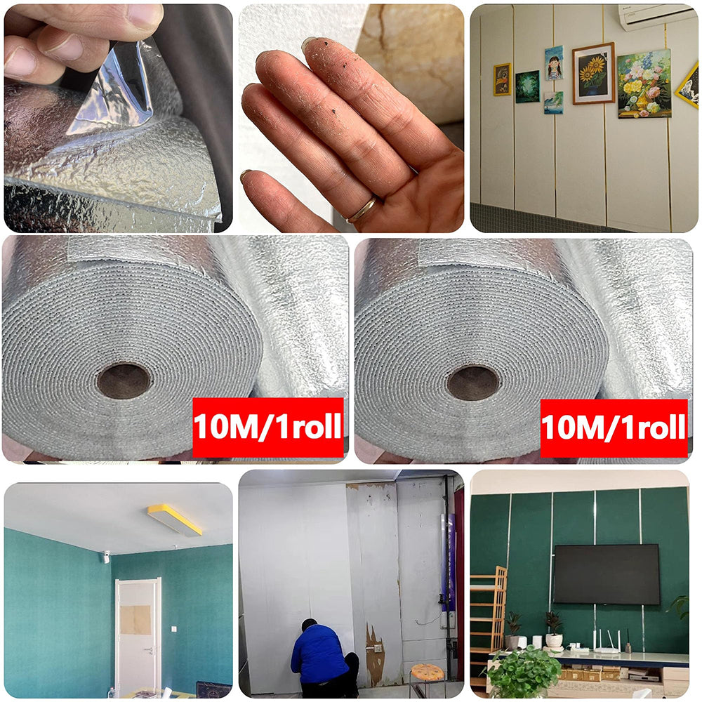 Tapet autoadeziv Dollcini - alb, cu granulație fină sau model de desene animate, 50 cm x 50 m, ușor de curățat și rezistent la pete