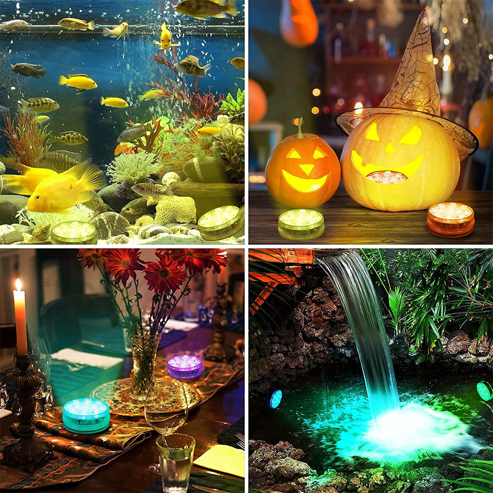 Dollcini, lampă de piscină cu 4 piese, iluminare ambientală pentru piscină, impermeabilă, durabilă