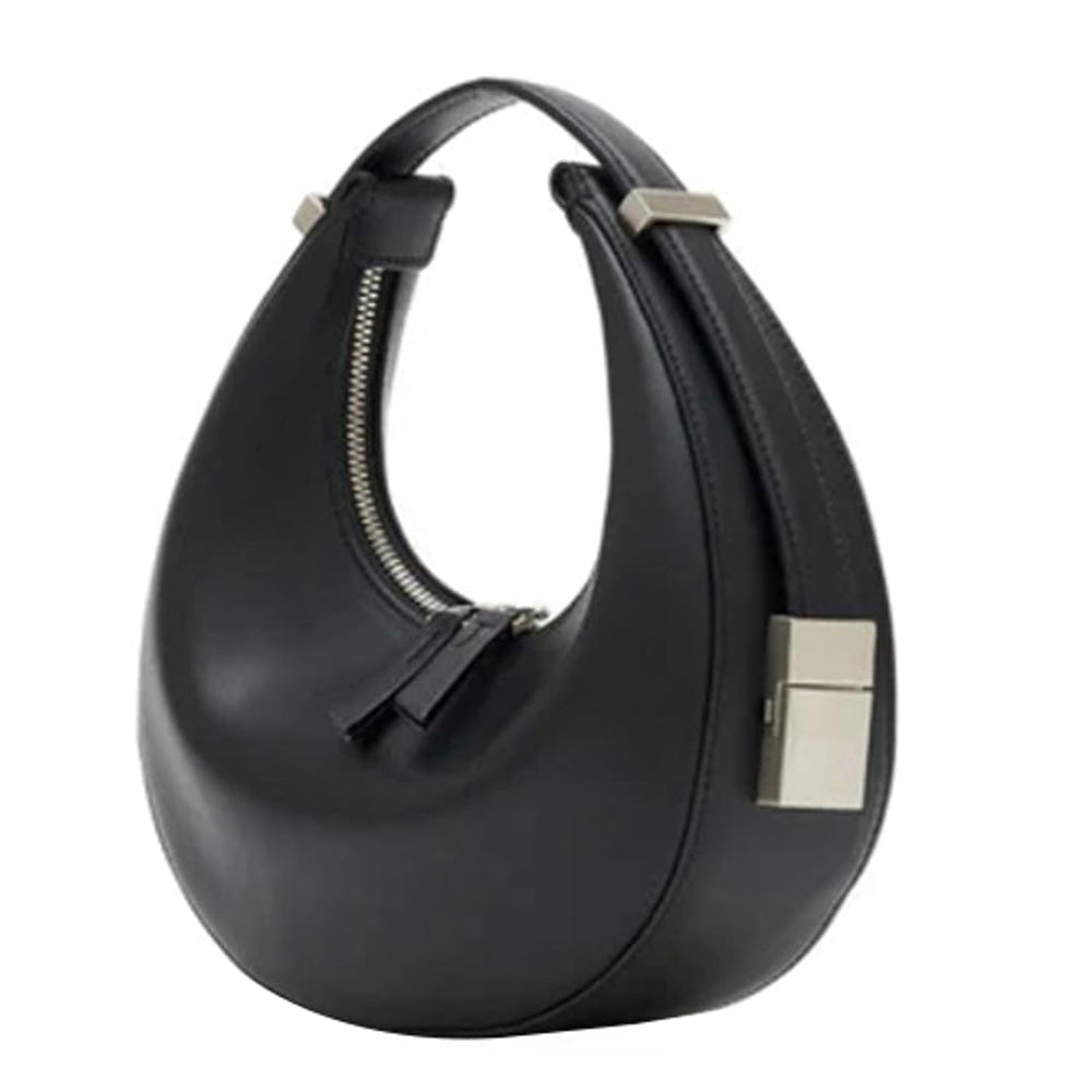 Dollcini, Geantă tip plic pentru femei din piele PU – Geantă mică, la modă, practică și elegantă pentru fiecare zi, Negru