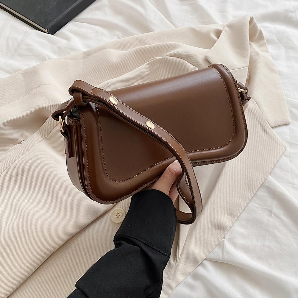 Dollcini, geantă de umăr pentru femei, portofel, geantă de umăr din piele PU, geantă crossbody, curea de umăr reglabilă