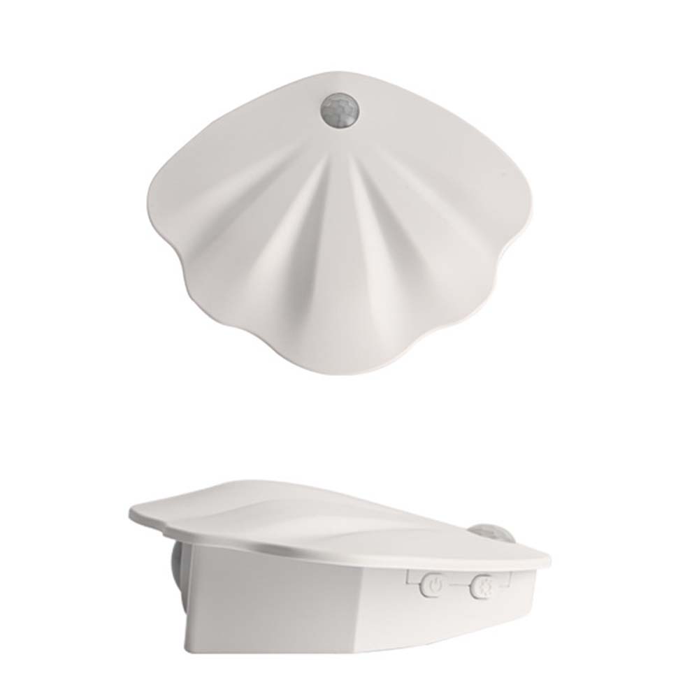 Dollcini, Lampă de noapte activată prin mișcare, Lampă de noapte LED, formă de scoică, Variante multiple