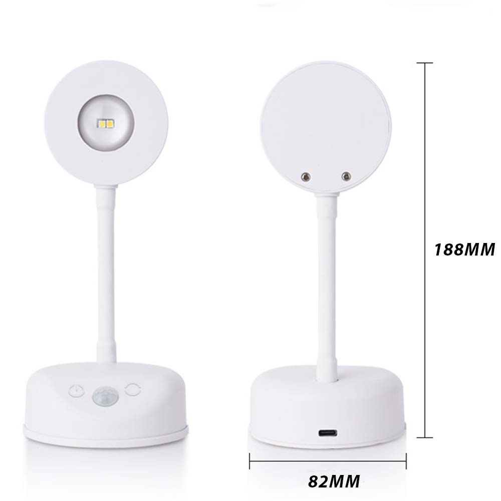Dollcini, Lampă de noapte activată prin mișcare, Lampă de noapte LED, formă de scoică, Variante multiple