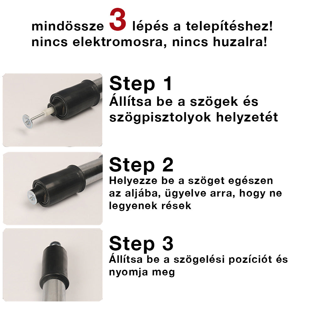 NailGun Accesoriu pentru Capsator Manual – Mai Multe Tipuri și Mărimi, Set Cuie de Fixare de 7,3 mm