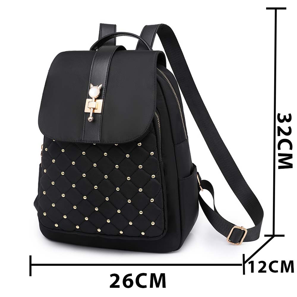 Dollcini, rucsac antifurt din nailon, capacitate mare, rucsac la modă, rucsac elegant, campus