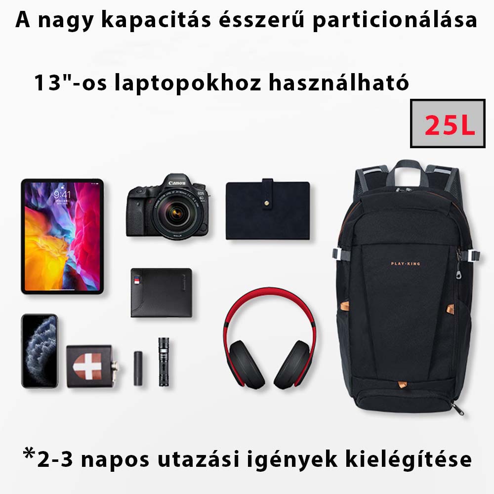 Dollcini, Rucsac unisex pentru laptop, impermeabil, Mai multe culori