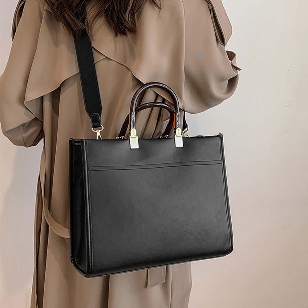 Dollcini, geantă de mână la modă pentru femei, piele ecologică, geantă elegantă crossbody, rezistentă la uzură și impermeabilă, aspect clasic