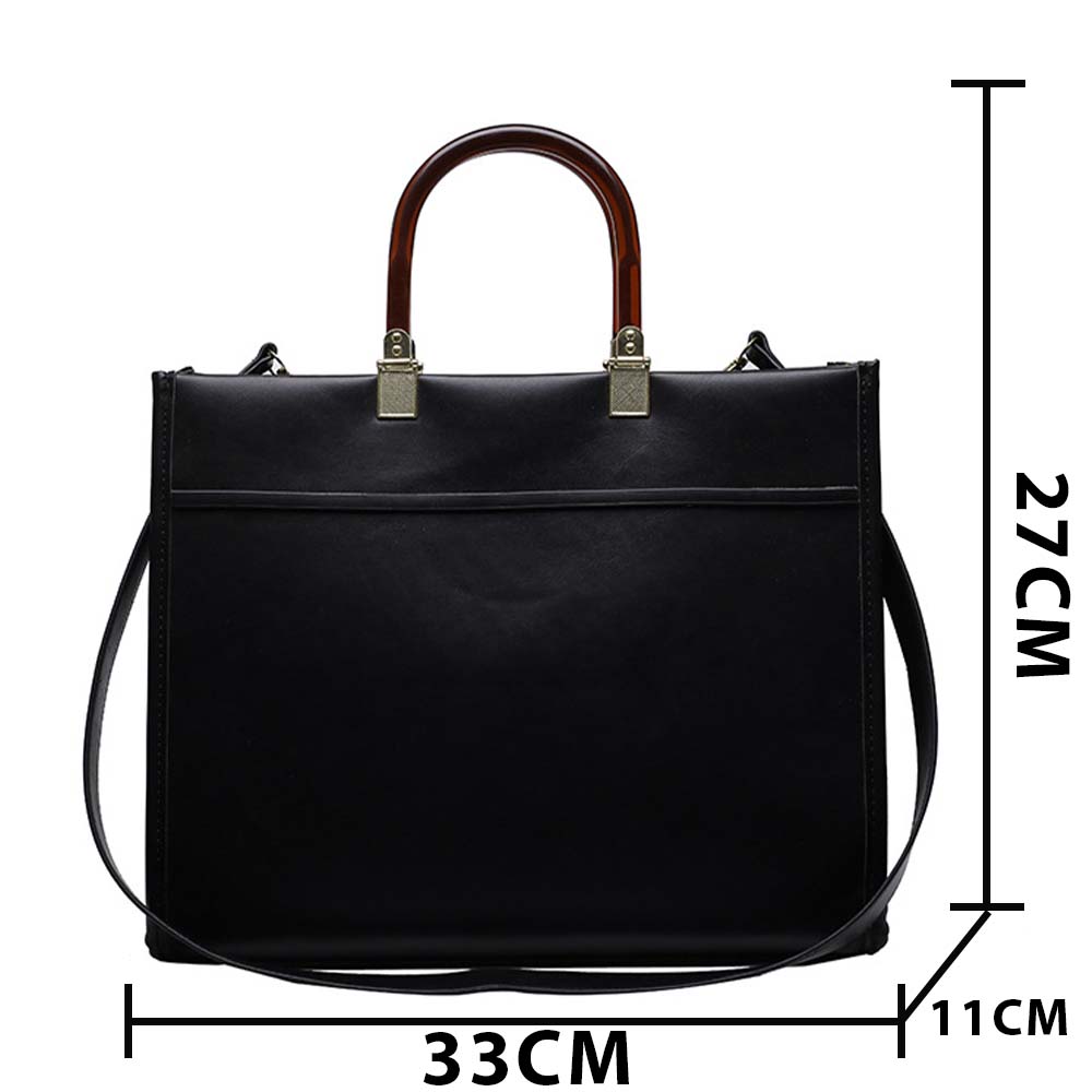 Dollcini, geantă de mână la modă pentru femei, piele ecologică, geantă elegantă crossbody, rezistentă la uzură și impermeabilă, aspect clasic