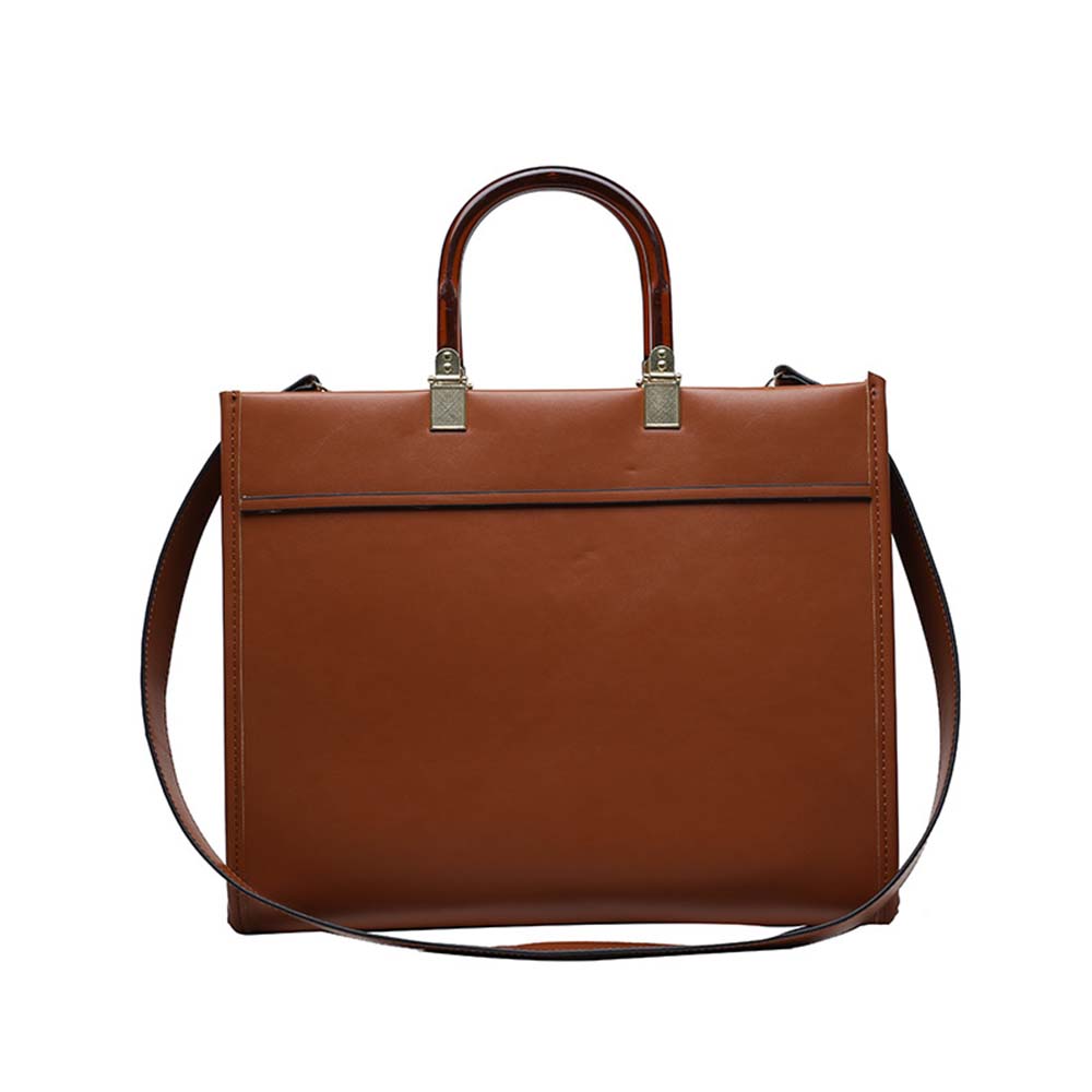 Dollcini, geantă de mână la modă pentru femei, piele ecologică, geantă elegantă crossbody, rezistentă la uzură și impermeabilă, aspect clasic