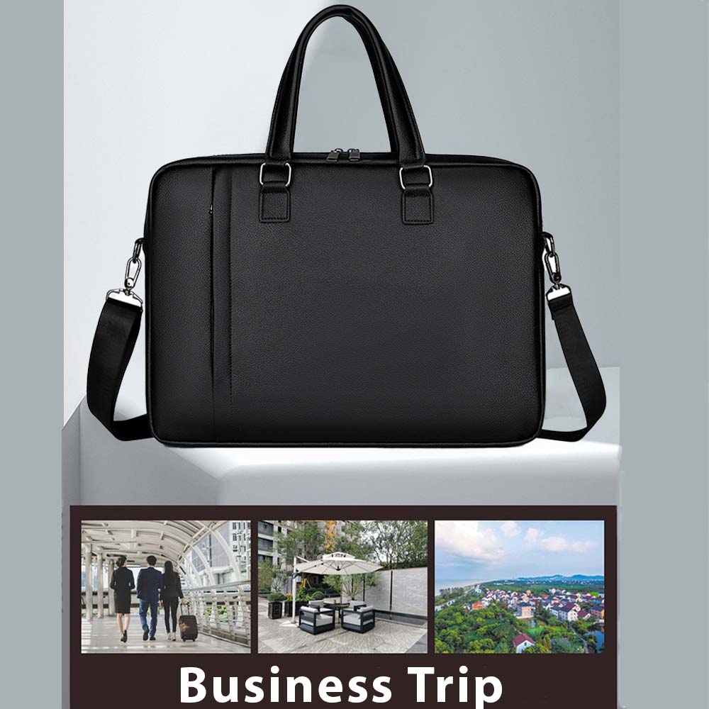 Dollcini, geantă de laptop business pentru bărbați, de înaltă calitate, impermeabilă, rezistentă la uzură
