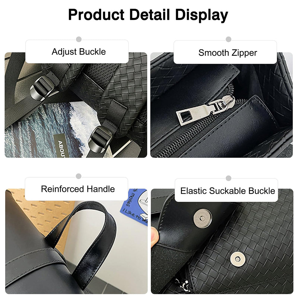 Dollcini Elegance – Rucsac Premium pentru Bărbați din Nylon Rezistent la Apă, cu Compartiment pentru Laptop și Design Ergonomic