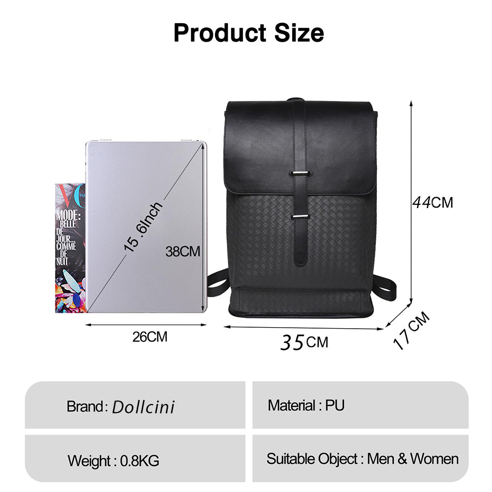 Dollcini Elegance – Rucsac Premium pentru Bărbați din Nylon Rezistent la Apă, cu Compartiment pentru Laptop și Design Ergonomic