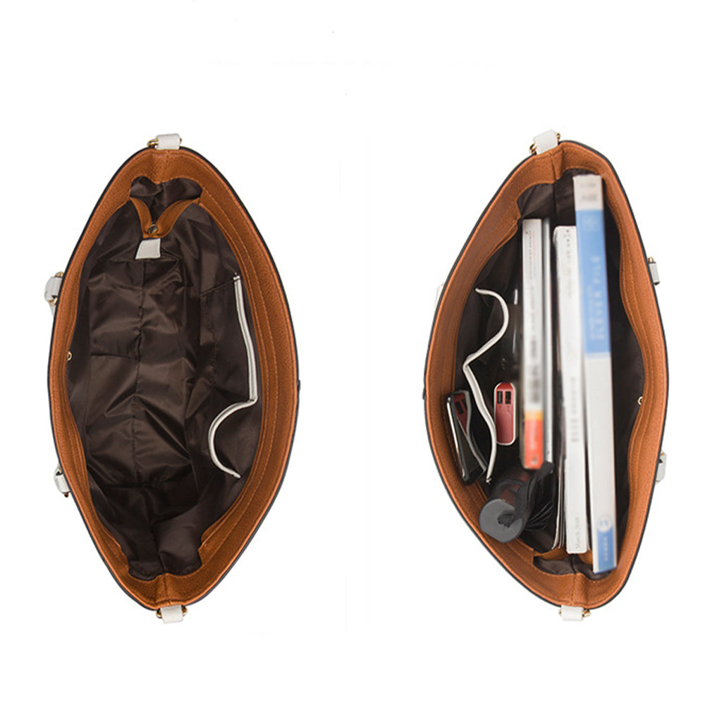 Set de 4 genți Dollcini pentru femei – geantă elegantă, geantă crossbody, portofel și portcard