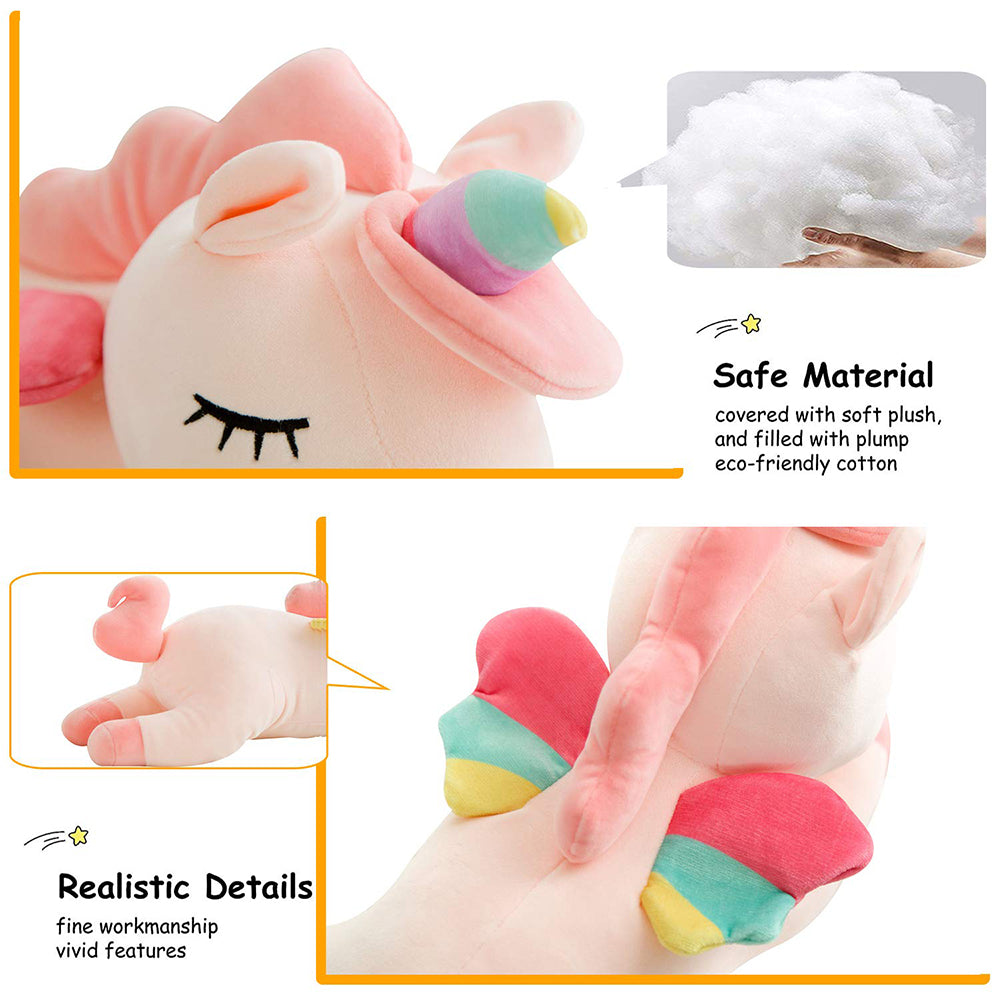 Dollcini DreamPets – Gâscă de pluș moale, capibara și unicorn în mai multe dimensiuni