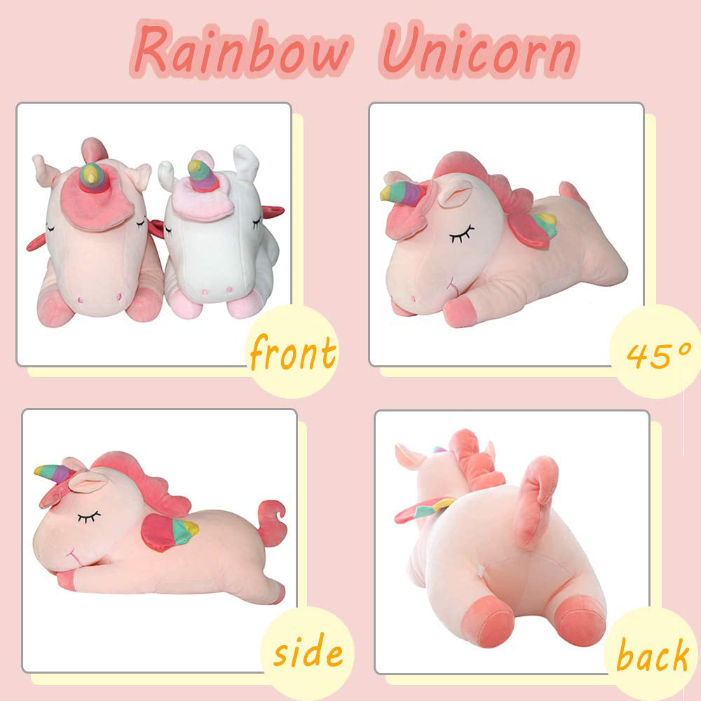 Dollcini DreamPets – Gâscă de pluș moale, capibara și unicorn în mai multe dimensiuni