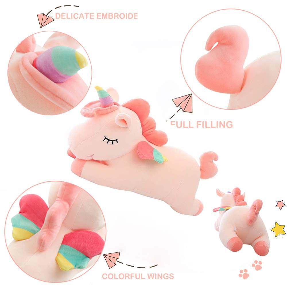 Dollcini DreamPets – Gâscă de pluș moale, capibara și unicorn în mai multe dimensiuni