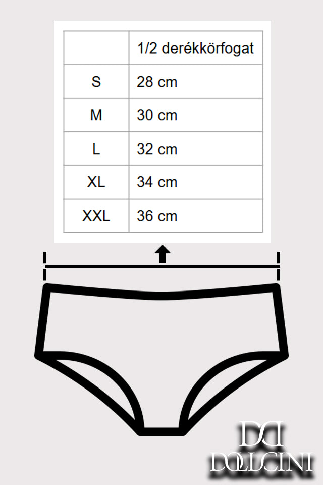 Dollcini,Tanga női bugyi,virágmintás csipke női bugyi,95% Pamut + Spandex-Többszínű, 6 db-os Csomag