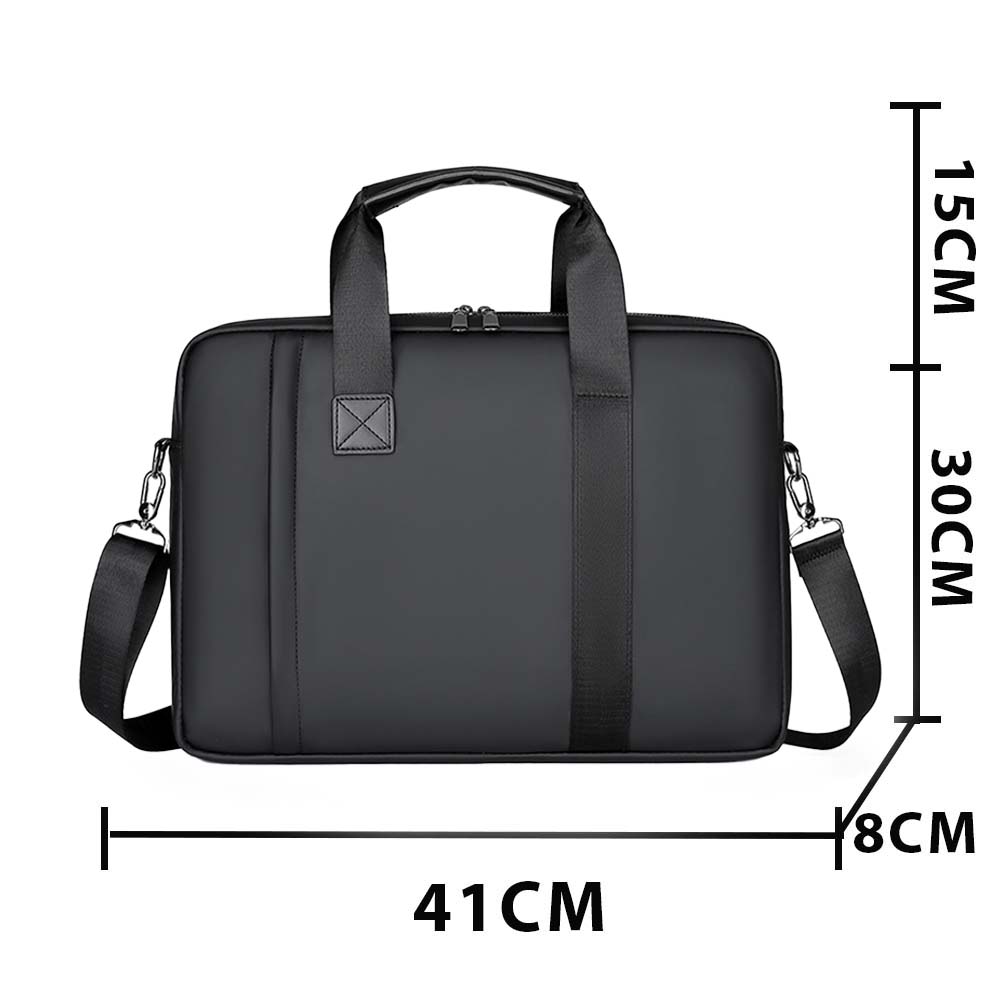 Dollcini, geantă business elegantă pentru bărbați, capacitate mare, durabilă și confortabilă, impermeabilă, rezistentă la zgârieturi