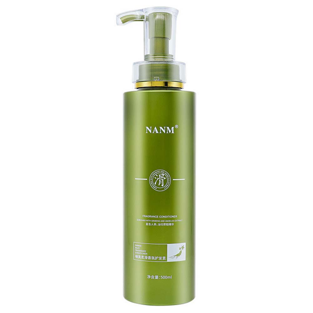 Balsam de păr cu esență botanică de ginseng – Balsam cu extract botanic pentru păr hidratat, puternic și strălucitor, 500 ml, Verde
