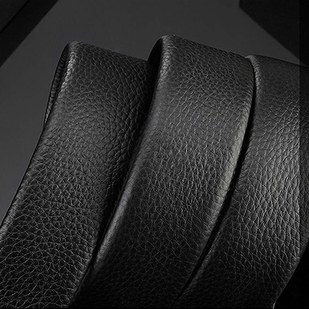 Curea Dollcini Premium pentru bărbați – cataramă rotativă automată elegantă, cutie cadou, 120 cm