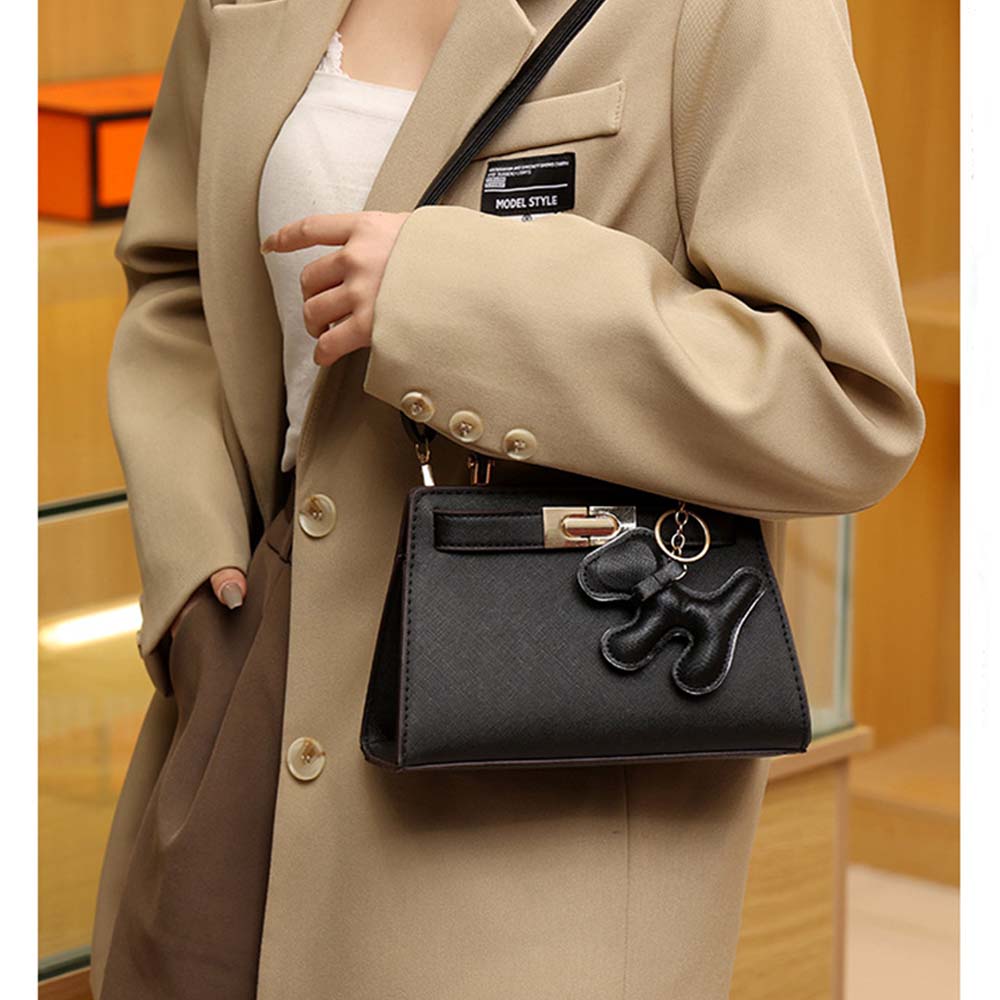 Geantă crossbody la modă pentru femei - Geantă elegantă, practică și spațioasă, cu curea reglabilă și compartimente cu fermoar