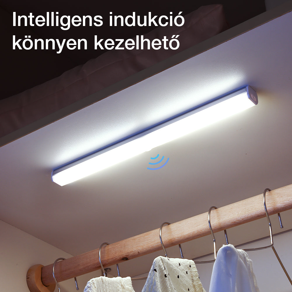 Dollcini, Lampă LED inteligentă cu senzor de mișcare și încărcare USB, portabilă, 21 cm, lumină rece