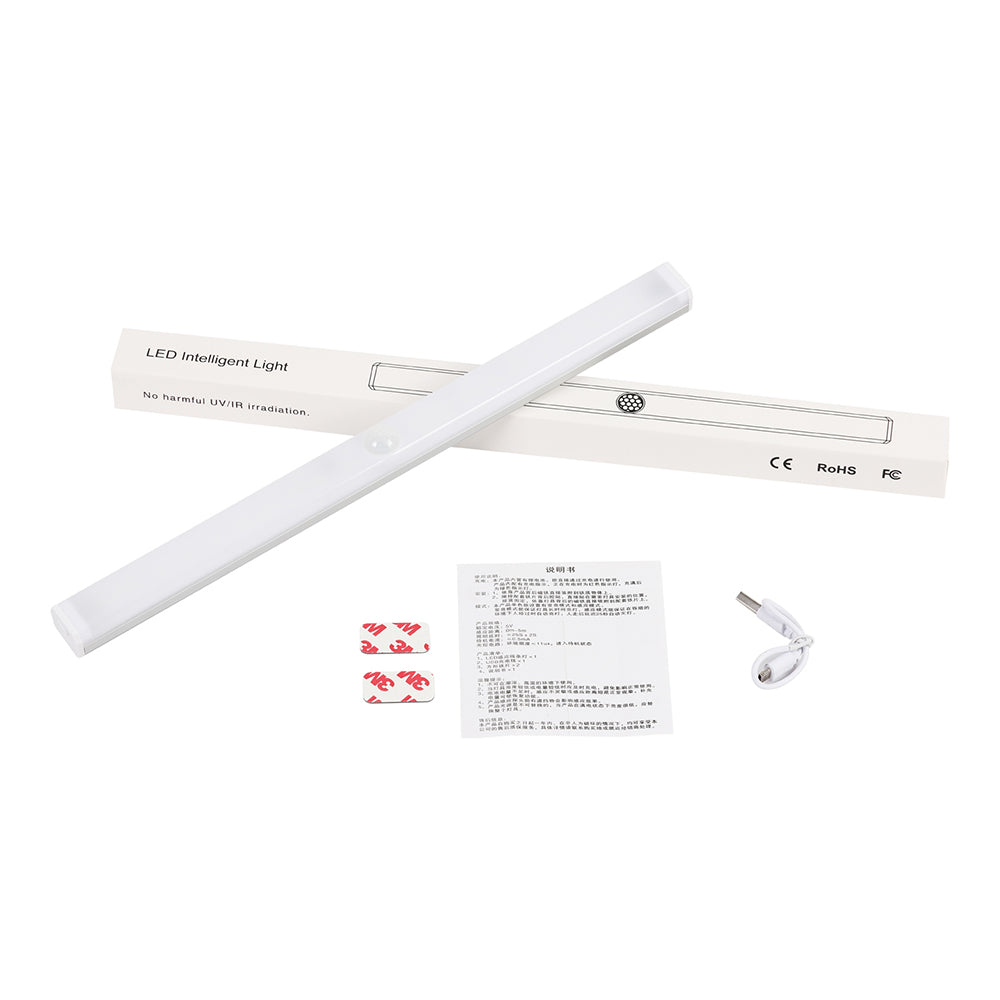 Dollcini, Lampă LED inteligentă cu senzor de mișcare și încărcare USB, portabilă, 21 cm, lumină rece