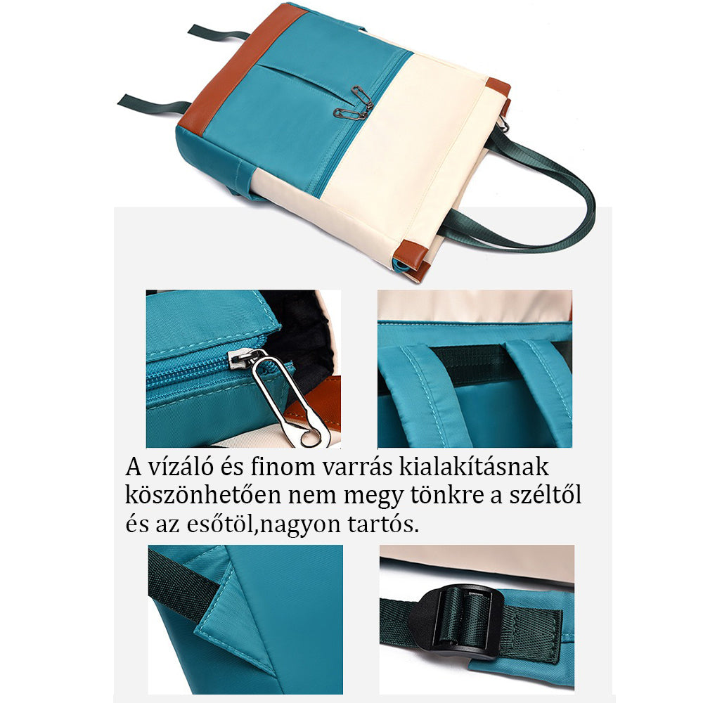 Rucsac impermeabil pentru laptop Dollcini – ergonomic, capacitate mare, cu buzunar antifurt