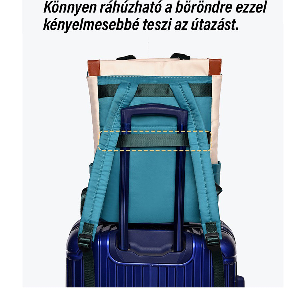 Rucsac impermeabil pentru laptop Dollcini – ergonomic, capacitate mare, cu buzunar antifurt