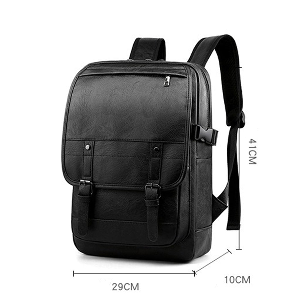 Rucsac Dollcini impermeabil negru pentru laptop de 15,6” – Geantă de școală modernă cu mai multe buzunare pentru călătorii și serviciu, culori multiple