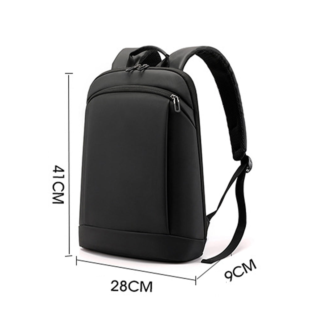 Rucsac impermeabil pentru laptop Dollcini – negru, compatibil cu 15,6”, practic, de zi cu zi