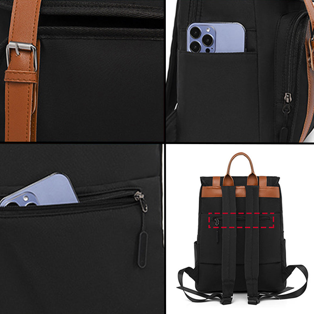 Rucsac pentru laptop Dollcini Premium impermeabil, compatibil cu 12”, design ergonomic