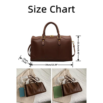 Dollcini, geantă de umăr vintage cu fermoar, aspect elegant și stilat, piele PU, durabilă