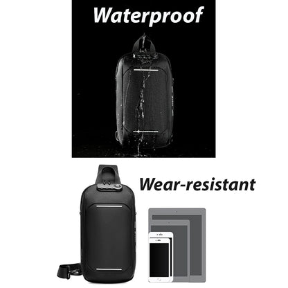 Dollcini Karcálló Férfi Üzleti Oldaltáska – Vízálló, Kopásálló