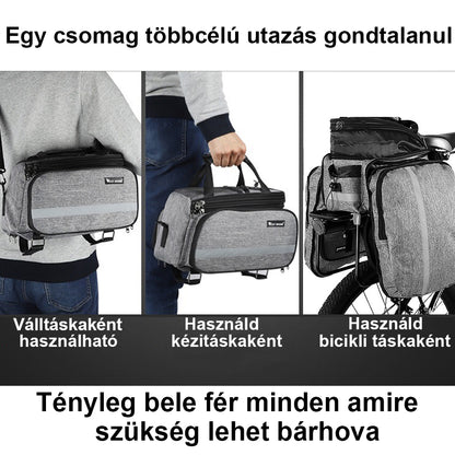 Geantă de portbagaj pentru bicicletă Dollcini, geantă pentru scaunul din spate, multifuncțională, capacitate mare, impermeabilă