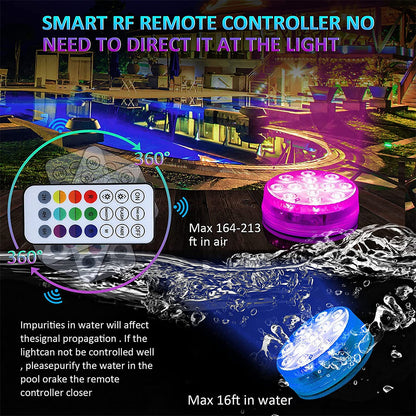 Dollcini, lampă de piscină cu 4 piese, iluminare ambientală pentru piscină, impermeabilă, durabilă