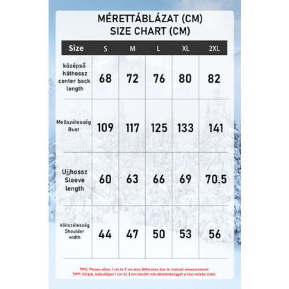 Dollcini Női Fűthető Dzseki – USB-s, Szélálló Téli Kabát [A powerbankot külön kell megvásárolni]