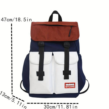 Rucsac universitar Dollcini impermeabil și ergonomic - Capacitate mare, geantă de student durabilă pentru liceeni și studenți