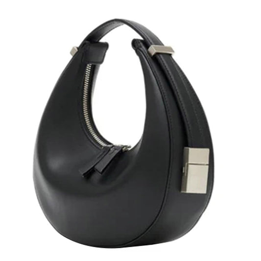 Dollcini, Geantă tip plic pentru femei din piele PU – Geantă mică, la modă, practică și elegantă pentru fiecare zi, Negru