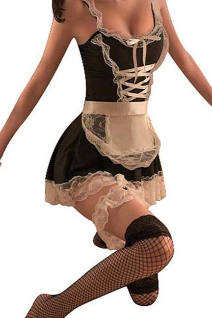 Lenjerie sexy din dantelă Dollcini – Pijamale elegante și confortabile, lenjerie intimă pentru femei pentru Ziua Îndrăgostiților și ocazii speciale