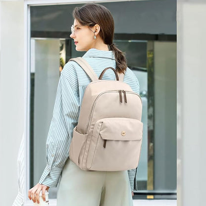 Rucsac pentru laptop Dollcini pentru femei – impermeabil, ergonomic, pentru laptop de 15,6", geantă de călătorie cu mai multe compartimente