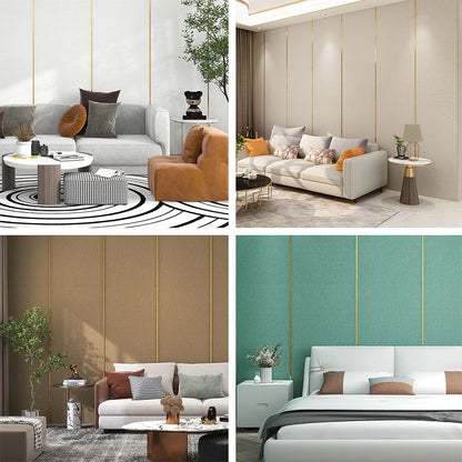 Bandă decorativă flexibilă aurie autoadezivă pentru mașini, mobilă și suprafețe decorative pentru casă