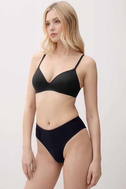 Dollcini,Tanga női bugyi,95% Pamut + Spandex-Többszínű, 6 db-os Csomag,34072