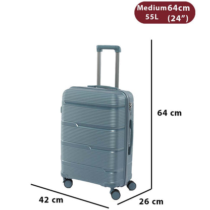 Dollcini Világjáró Bőrönd Szett – Könnyű és Erős Utazóbőröndök