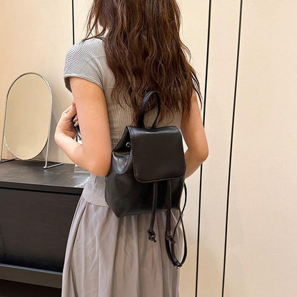 Dollcini, rucsac impermeabil din piele ecologică pentru femei, rucsac elegant, la modă, drăguț, modern