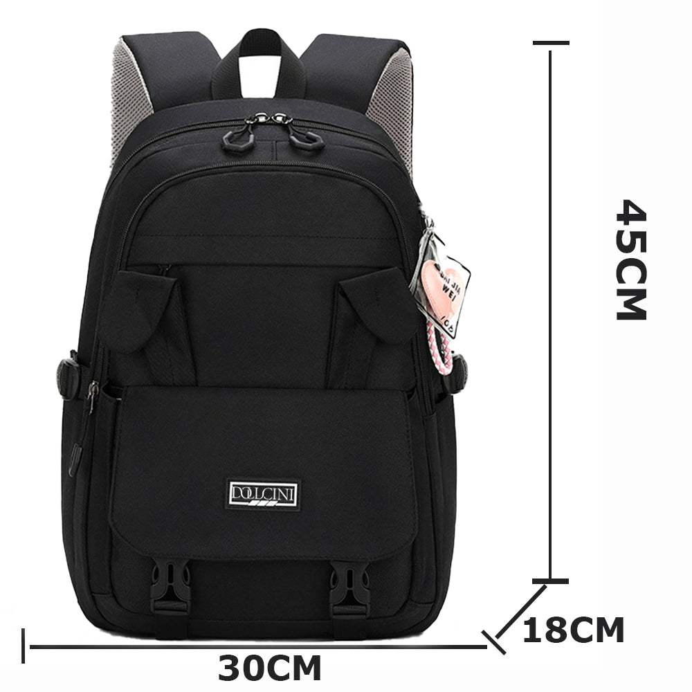 Dollcini Nyuszifüles Lányka Hátizsák – Aranyos, Vízálló Iskolatáska