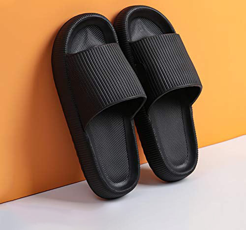 Dollcini Acasă, papuci de masaj moi, papuci unisex, papuci EVA cu talpă groasă, în mai multe culori, mărimi și stiluri, perfecte pentru acasă și baie
