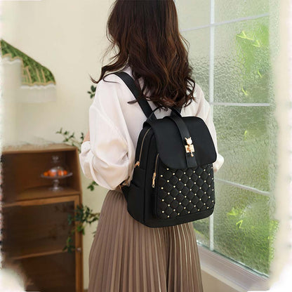 Dollcini, rucsac antifurt din nailon, capacitate mare, rucsac la modă, rucsac elegant, campus