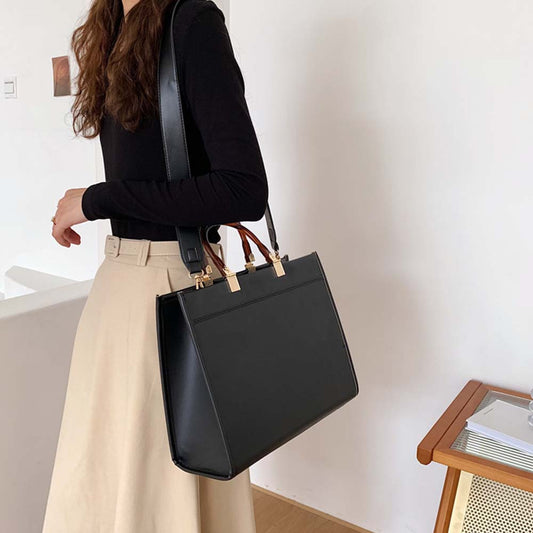 Dollcini, geantă de mână la modă pentru femei, piele ecologică, geantă elegantă crossbody, rezistentă la uzură și impermeabilă, aspect clasic