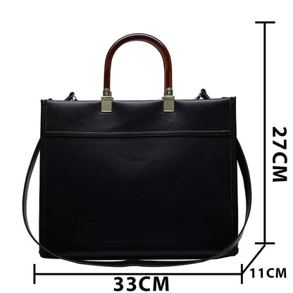 Dollcini, geantă de mână la modă pentru femei, piele ecologică, geantă elegantă crossbody, rezistentă la uzură și impermeabilă, aspect clasic