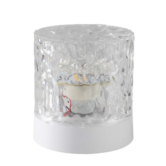 Lumină de noapte cu LED-uri Dollcini RGB USB cu cristal - 16 culori, cu telecomandă, decor pentru petreceri de vară și atmosferă de acasă
